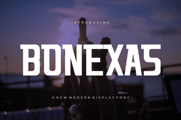 Bonexas: The Modern Display Font for Handmade Product Design