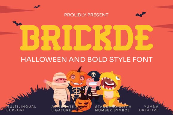 Brickde: The Bold Halloween Typeface for Scroll-Stopping Campaigns
