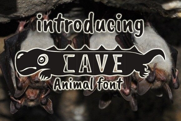 Cave: The Awesome Animal Font for Bold Branding