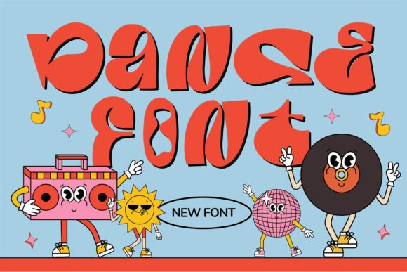 Dance Font Review: A Playful Display Typeface for Warm Branding