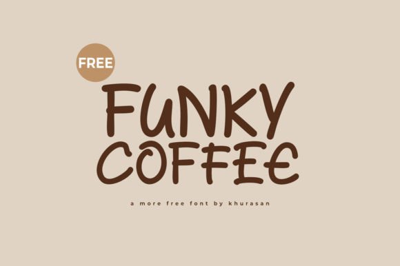 Funky Coffee: The Modern Display Typeface for Creative Branding
