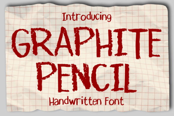 Graphite Pencil: The Perfect Handwritten Font for Creative Makers