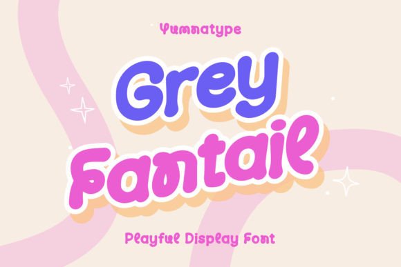 Grey Fantail: A Whimsical Display Typeface for Editorial Design