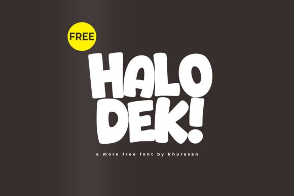 Halo Dek: A Modern Display Typeface for Campaigns