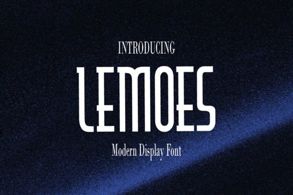 Lemoes: A Modern Display Font for Polished Digital Branding