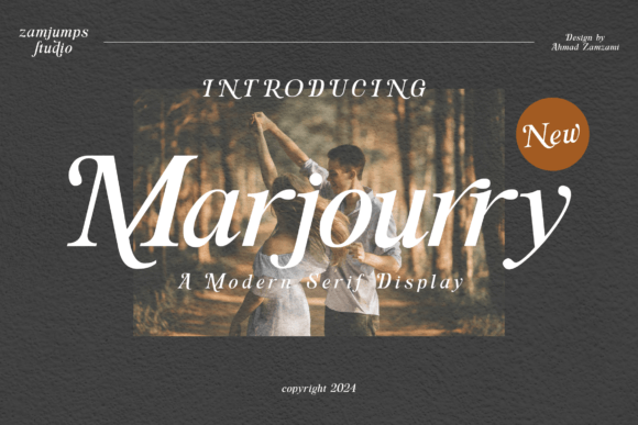 Marjourry: A Modern Serif Display Font for Creative Makers