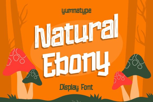 Natural Ebony: A Captivating Display Typeface for Editorial Design