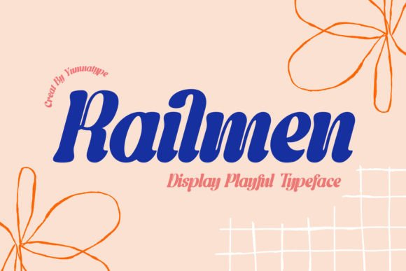 Railmen: The Whimsical Display Font You Need to Download