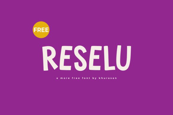 Reselu: The Modern Cute Display Font for Polished Branding