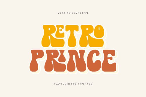 Retro Prince: A Vibrant Display Font for Web Design