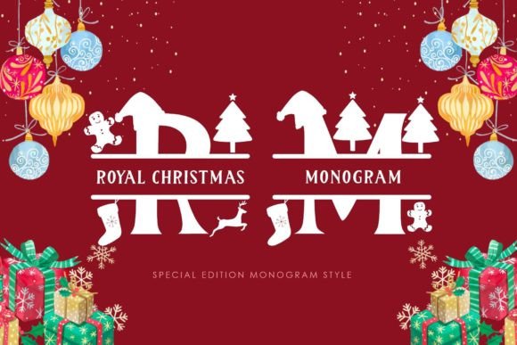 Royal Christmas Monogram: The Perfect Typeface for Holiday Editorial Design