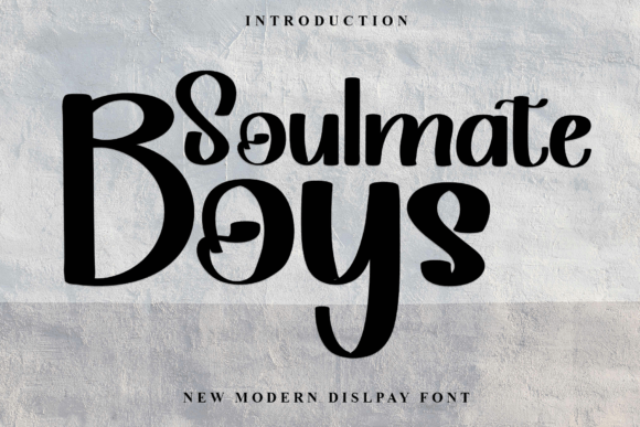 Soulmate Boys: The Elegant Display Font for Creative Makers
