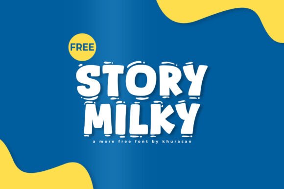 Story Milky: The Cute Display Font for Modern Branding