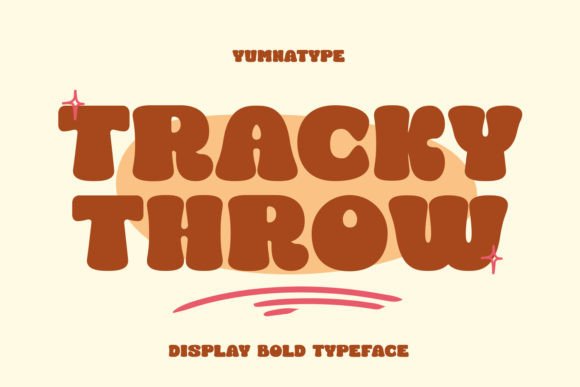 Tracky Throw: The Bold Display Font for Standout Branding